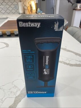 Bestway Air Hammer Manual Pump in Black & Blue